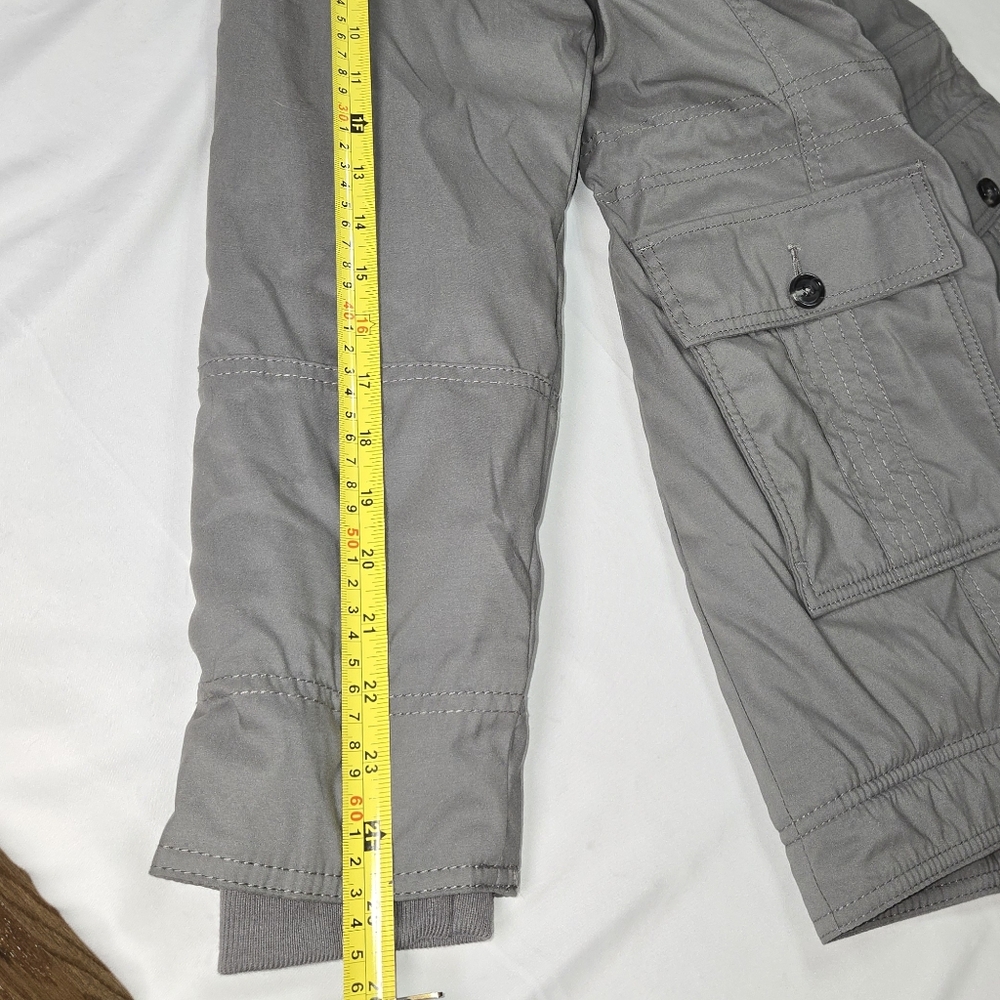 Hollister Women's Gray Jacket/ Parka with Faux Fur Hood Size Large *LIKE NEW* - Picture 12 of 12